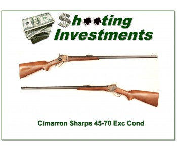 Sharps Cimarron Pedersoli 45-70 Single shot Exc Cond!
